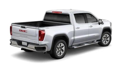 Glacier White Tricoat 2026 GMC Sierra 1500 SLT