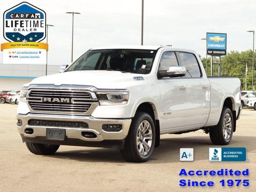 Bright White 2020 RAM 1500 Laramie