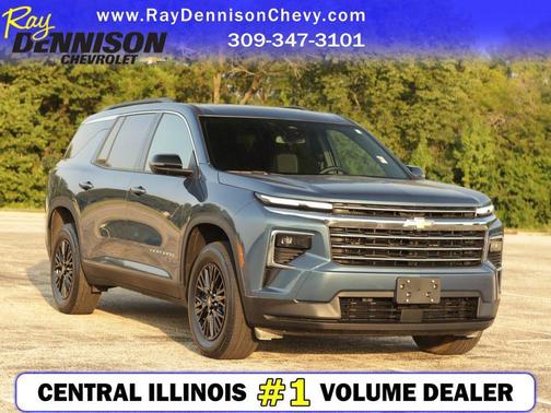 Lakeshore Blue Metallic 2025 Chevrolet Traverse LT