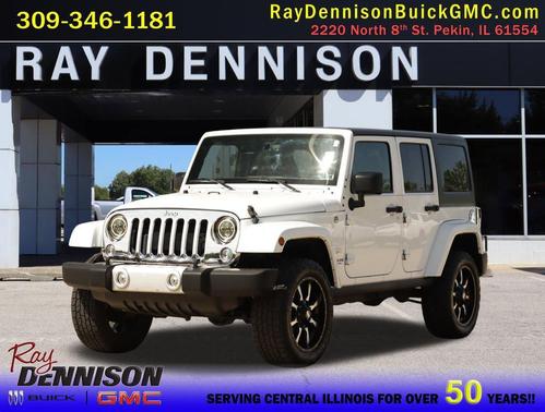 Bright White Clearcoat 2015 Jeep Wrangler Unlimited Sahara