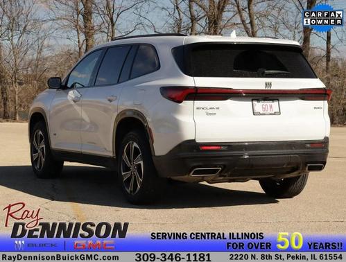 Summit White 2025 Buick Enclave Sport Touring
