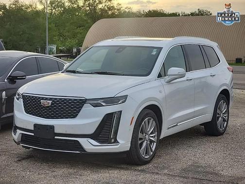 Crystal White Tricoat 2024 Cadillac XT6 Premium Luxury AWD
