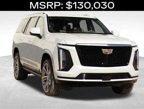 Vibrant White Tricoat 2026 Cadillac Escalade Sport Platinum