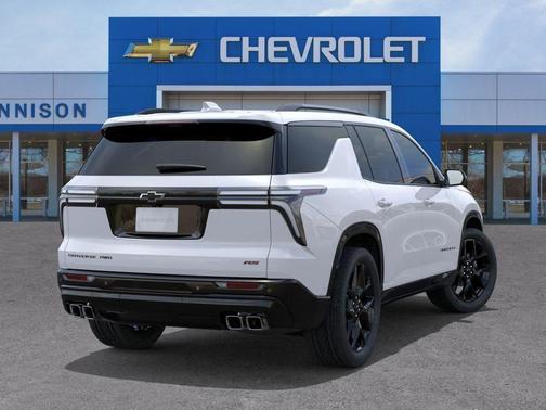 Polar White Tricoat 2026 Chevrolet Traverse RS