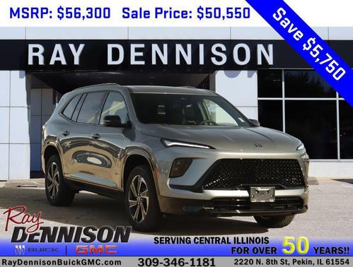moonstone gray metallic 2026 Buick Enclave Sport Touring