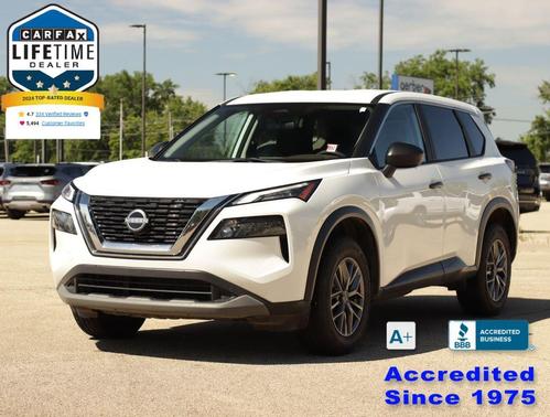 Glacier White 2023 Nissan Rogue S