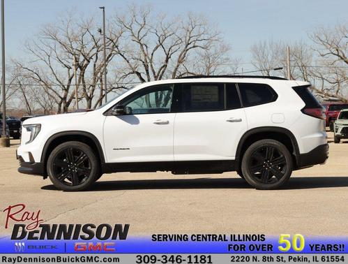 Glacier White Tricoat 2026 GMC Acadia Elevation FWD
