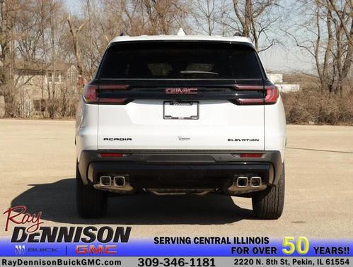 Glacier White Tricoat 2026 GMC Acadia Elevation FWD