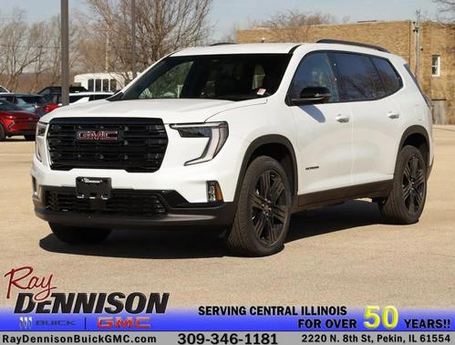 Glacier White Tricoat 2026 GMC Acadia Elevation FWD