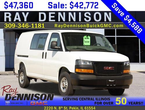 Summit White 2026 GMC Savana 2500 Work Van