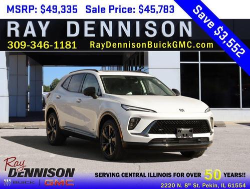 Iridescent White Tricoat 2026 Buick Envision Sport Touring AWD