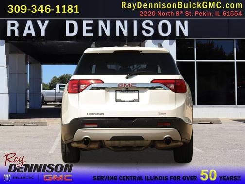 White Frost Tricoat 2019 GMC Acadia SLT-1