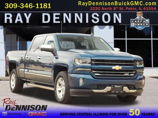 Deep Ocean Blue Metallic 2018 Chevrolet Silverado 1500 LTZ