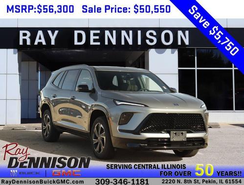 moonstone gray metallic 2026 Buick Enclave Sport Touring