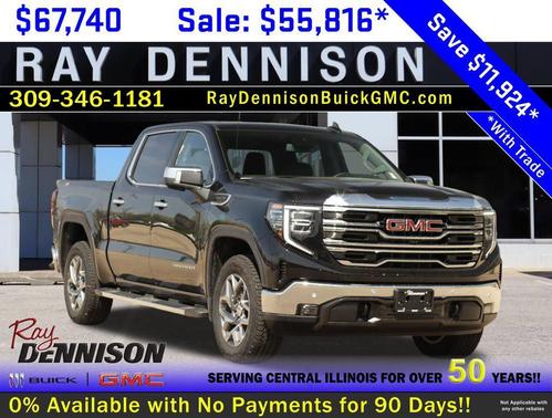 Onyx Black 2026 GMC Sierra 1500 SLT