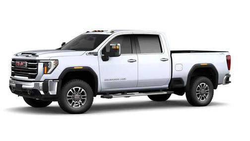 Glacier White Tricoat 2026 GMC Sierra 2500 SLT
