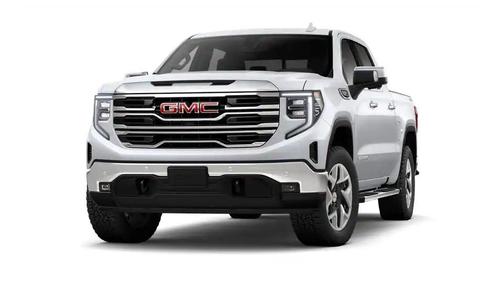 Glacier White Tricoat 2026 GMC Sierra 1500 SLT