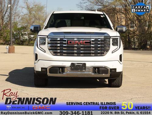 White Frost Tricoat 2023 GMC Sierra 1500 Denali
