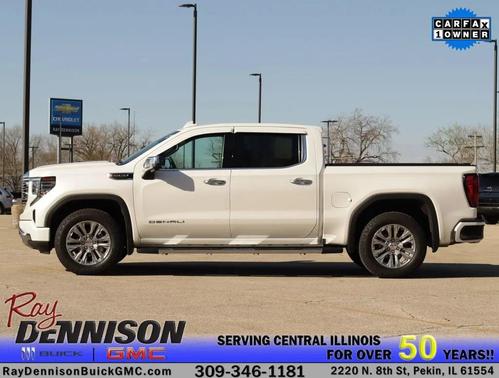 White Frost Tricoat 2023 GMC Sierra 1500 Denali