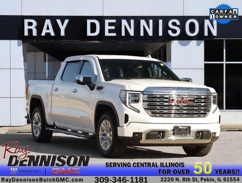 White Frost Tricoat 2023 GMC Sierra 1500 Denali