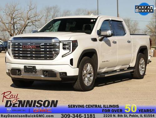 White Frost Tricoat 2023 GMC Sierra 1500 Denali
