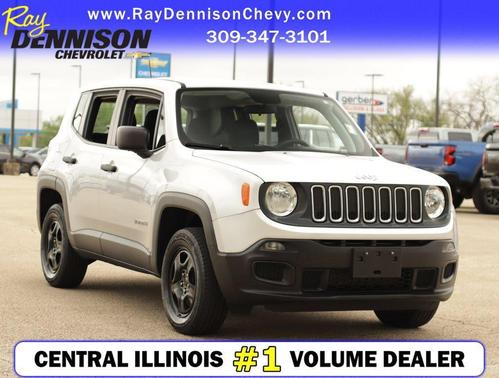 Glacier Metallic 2018 Jeep Renegade Sport