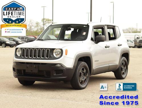 Glacier Metallic 2018 Jeep Renegade Sport