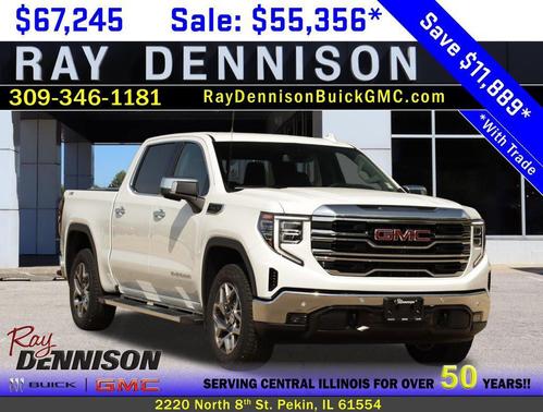 Summit White 2026 GMC Sierra 1500 SLT