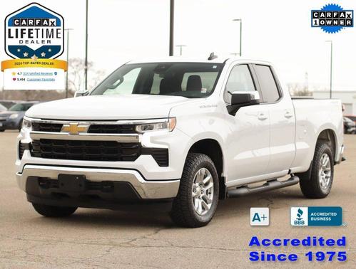 Summit White 2023 Chevrolet Silverado 1500 LT