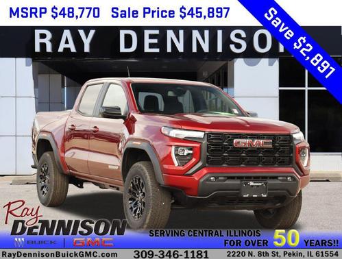 Volcanic Red Tintcoat 2026 GMC Canyon Elevation