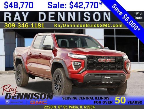 Volcanic Red Tintcoat 2026 GMC Canyon Elevation