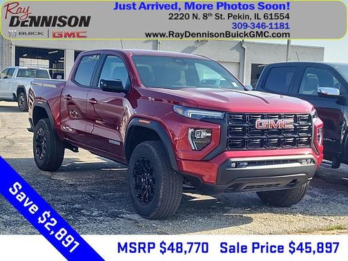 Volcanic Red Tintcoat 2026 GMC Canyon Elevation