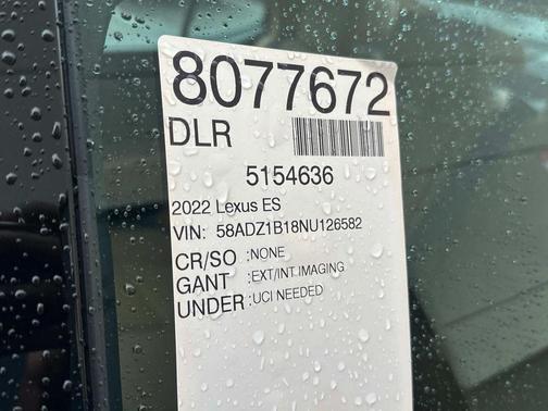2022 Lexus ES 350 Base