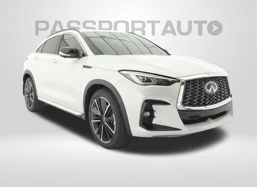 Radiant White 2025 INFINITI QX55 SENSORY