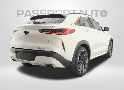 Radiant White 2025 INFINITI QX55 SENSORY