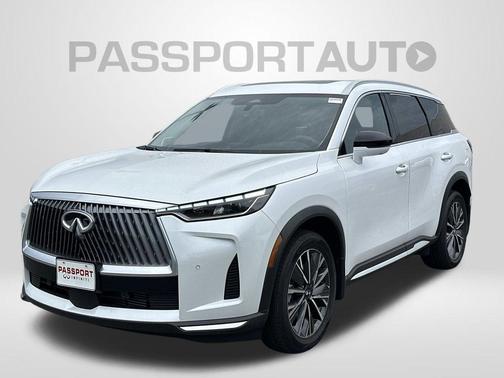 Radiant White 2026 INFINITI QX60 LUXE AWD