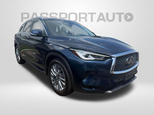 Hermosa Blue 2023 INFINITI QX50 LUXE AWD