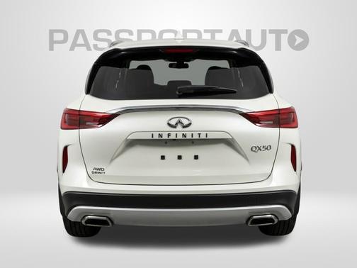 Majestic White 2022 INFINITI QX50 LUXE AWD