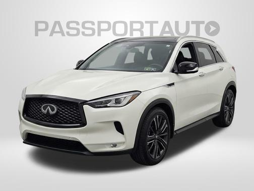 Majestic White 2022 INFINITI QX50 LUXE AWD