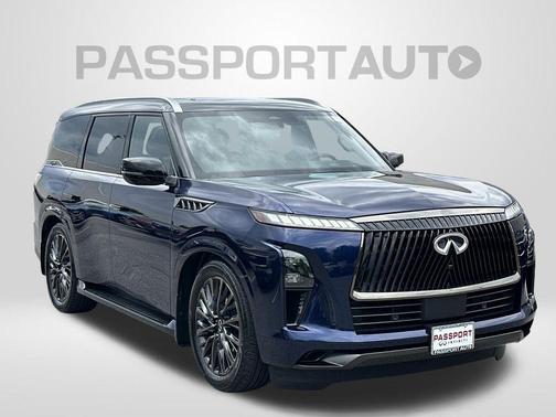 Grand Blue/Black Obsidian 2025 INFINITI QX80 AUTOGRAPH AWD