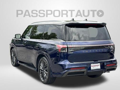 Grand Blue/Black Obsidian 2025 INFINITI QX80 AUTOGRAPH AWD