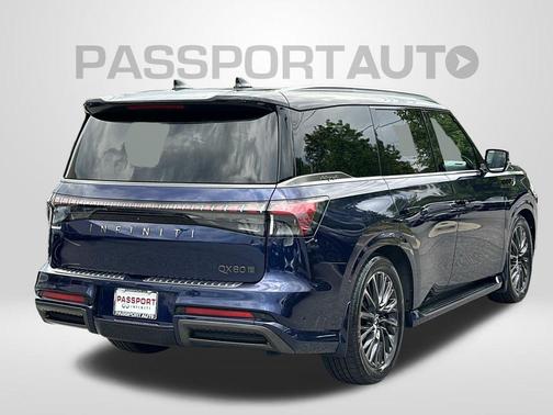 Grand Blue/Black Obsidian 2025 INFINITI QX80 AUTOGRAPH AWD