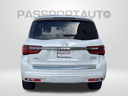 Moonstone White 2024 INFINITI QX80 SENSORY AWD