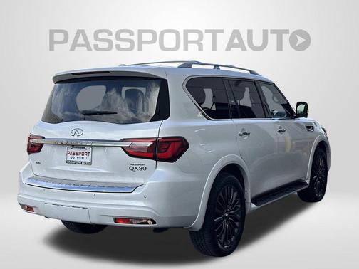 Moonstone White 2024 INFINITI QX80 SENSORY AWD