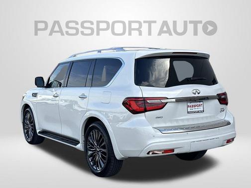 Moonstone White 2024 INFINITI QX80 SENSORY AWD