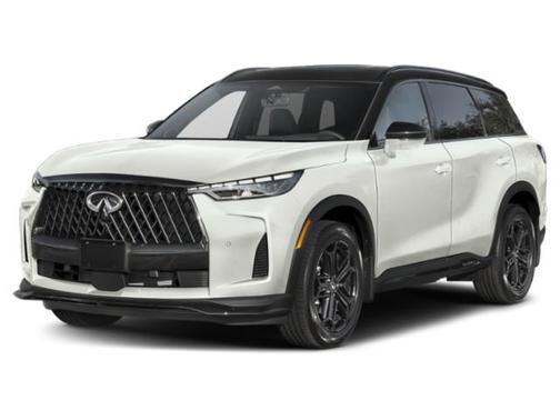 Radiant White/Black Obsidian 2027 INFINITI QX60 SPORT AWD
