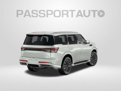 Radiant White 2026 INFINITI QX80 Luxe
