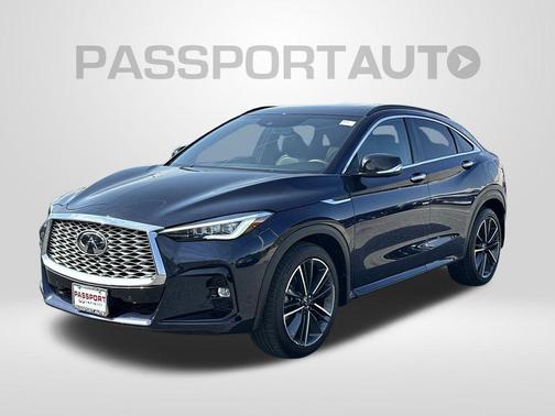 Hermosa Blue 2025 INFINITI QX55 ESSENTIAL