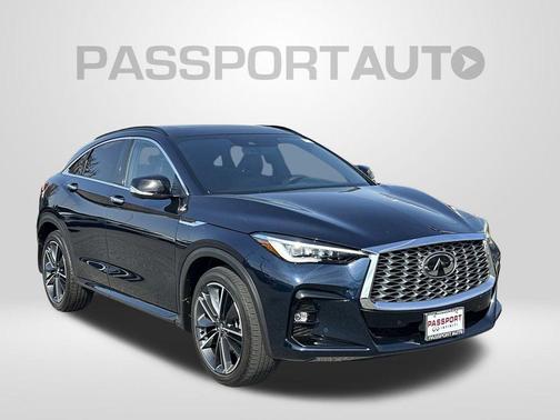 Hermosa Blue 2025 INFINITI QX55 ESSENTIAL