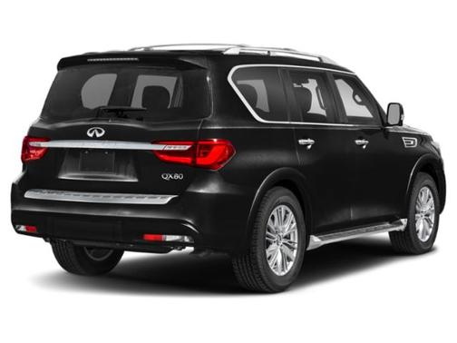 Black Obsidian 2021 INFINITI QX80 Luxe